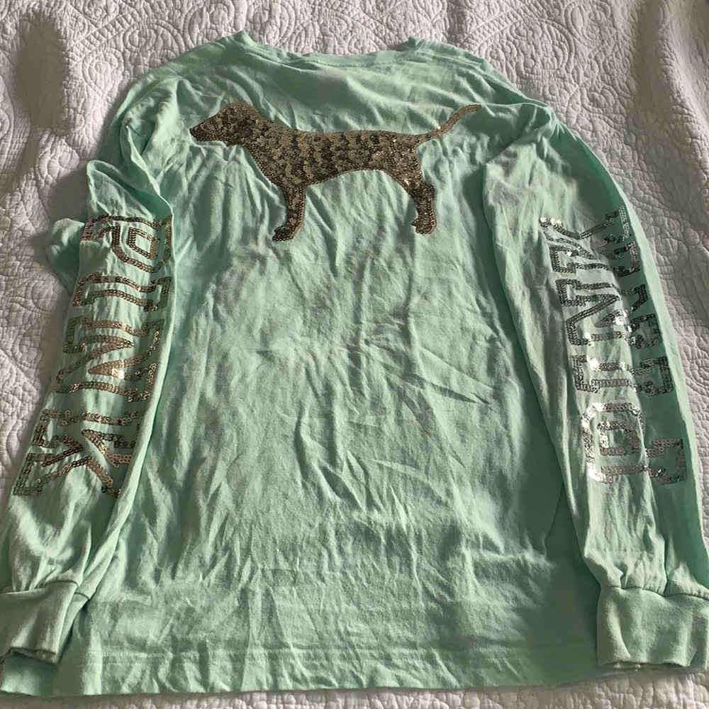 Victoria’s Secret pink shirt